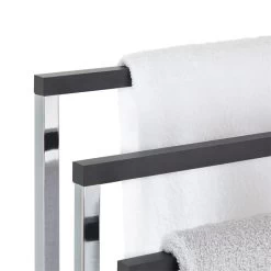 Handtuchhalter EDOARDO Mit 3 Handtuchstangen In Schwarz -Berühmt Möbel 18352 4