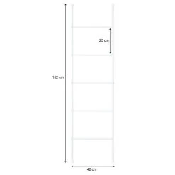 Handtuchhalter CASTEL 5 Stangen In Weiß -Berühmt Möbel 18373 6