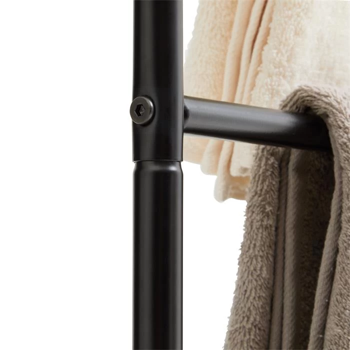 Leiterregal MORBIO Mit 6 Stangen In Schwarz 5 Leiterregal MORBIO Mit 6 Stangen In Schwarz – Bild 5