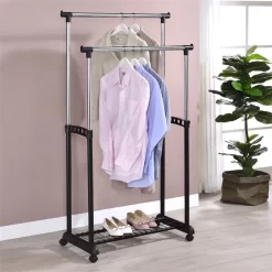 Garderobenwagen GROSSO, Höhenverstellbar Schwarz 7 Garderobenwagen GROSSO, Höhenverstellbar Schwarz -Berühmt Möbel 18455 2 N1