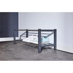 Schuhregal DUBLIN Mit 2 Böden In Grau -Berühmt Möbel 18463 A4