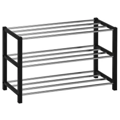 Schuhregal DUBLIN Mit 3 Böden In Schwarz 5 Schuhregal DUBLIN Mit 3 Böden In Schwarz -Berühmt Möbel 18464 2