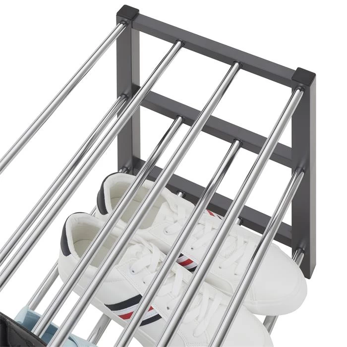 Schuhregal DUBLIN Mit 3 Böden In Grau 3 Schuhregal DUBLIN Mit 3 Böden In Grau – Bild 3