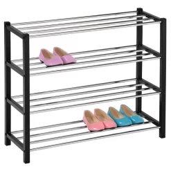 Schuhregal DUBLIN Mit 4 Böden In Schwarz