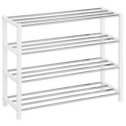 Schuhregal DUBLIN Mit 4 Böden In Weiß -Berühmt Möbel 18468 2