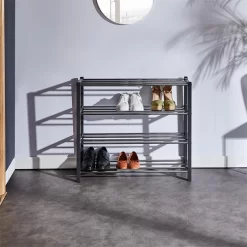 Schuhregal DUBLIN Mit 4 Böden In Grau -Berühmt Möbel 18469 A0 N2