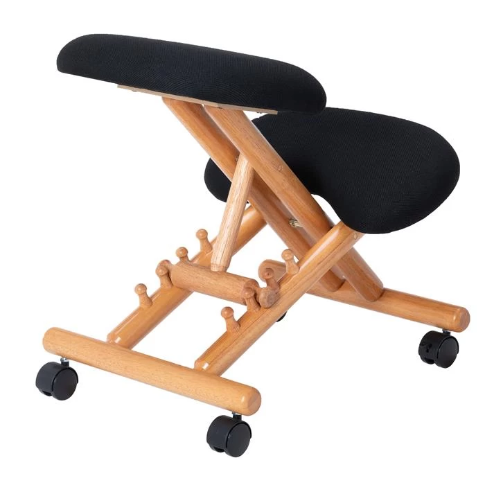 Kniehocker BORMIO Höhenverstellbar, Ergonomisch In Schwarz 2 Kniehocker BORMIO Höhenverstellbar, Ergonomisch In Schwarz – Bild 2