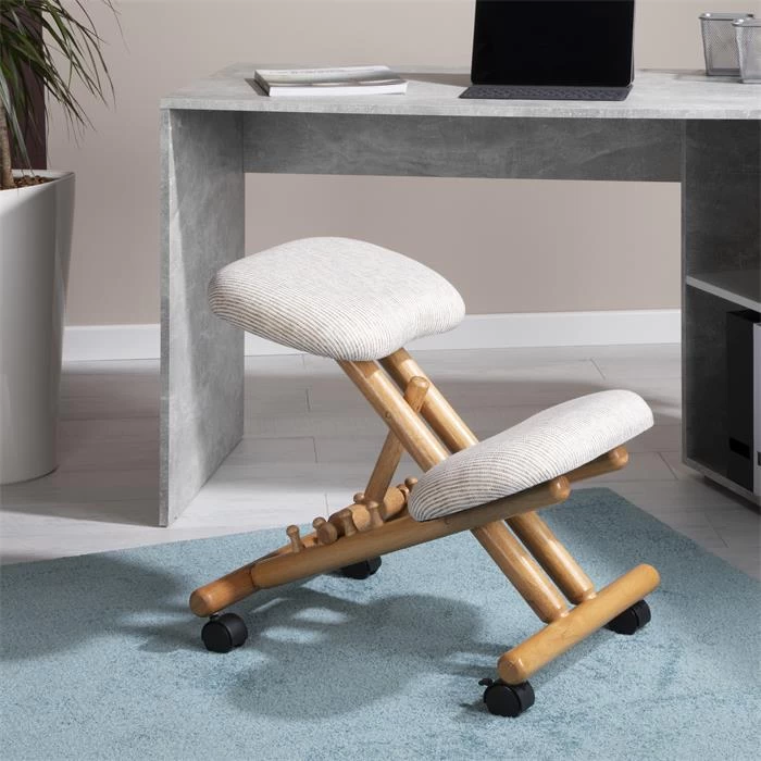 Kniehocker BORMIO Höhenverstellbar, Ergonomisch In Beige 6 Kniehocker BORMIO Höhenverstellbar, Ergonomisch In Beige – Bild 6