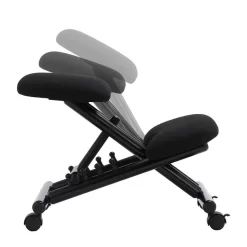 Kniehocker VICHY Höhenverstellbar, Ergonomisch In Schwarz -Berühmt Möbel 18804 5