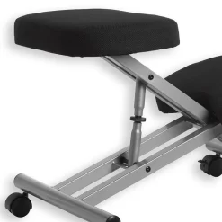 Kniehocker Kniestuhl ROBERT In Schwarz/alufarben 7 Kniehocker Kniestuhl ROBERT In Schwarz/alufarben -Berühmt Möbel 1881 3