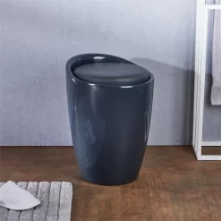 Badhocker DANIEL Mit Stauraum Grau -Berühmt Möbel 30205 A0 1N