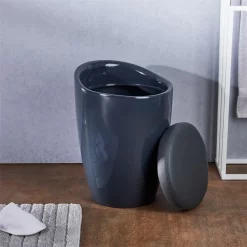 Badhocker DANIEL Mit Stauraum Grau -Berühmt Möbel 30205 A0 2N