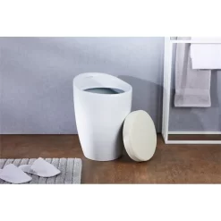 Badhocker DANIEL Mit Stauraum Weiß -Berühmt Möbel 30210 A1