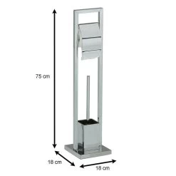 Toilettenpapierhalter TOMA Verchromt, Freistehend -Berühmt Möbel 30600 2