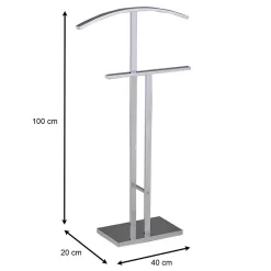 Herrendiener SCOTT Mit Hosenbügel Verchromt -Berühmt Möbel 30601 2