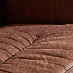 Relaxsessel CHARLY Mit Hocker Und Stoffbezug In Vintage Braun/schwarz -Berühmt Möbel 31093 AC5