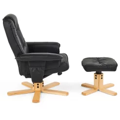Relaxsessel CHARLY Mit Hocker Und Kunstleder In Schwarz 10 Relaxsessel CHARLY Mit Hocker Und Kunstleder In Schwarz -Berühmt Möbel 31101 4 N1