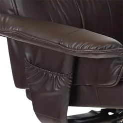 Relaxsessel CHARLY Mit Hocker Und Kunstleder In Braun 11 Relaxsessel CHARLY Mit Hocker Und Kunstleder In Braun -Berühmt Möbel 31103 5 N