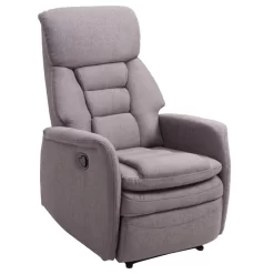 Fernsehsessel RELAJO Mit Stoffbezug In Grau