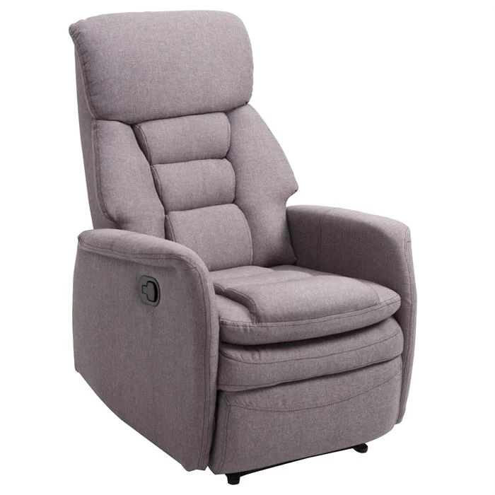 Fernsehsessel RELAJO Mit Stoffbezug In Grau 1 Fernsehsessel RELAJO Mit Stoffbezug In Grau