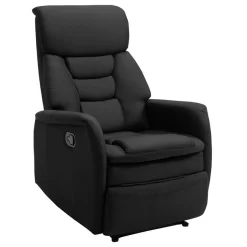 Fernsehsessel RELAJO Mit Stoffbezug In Schwarz
