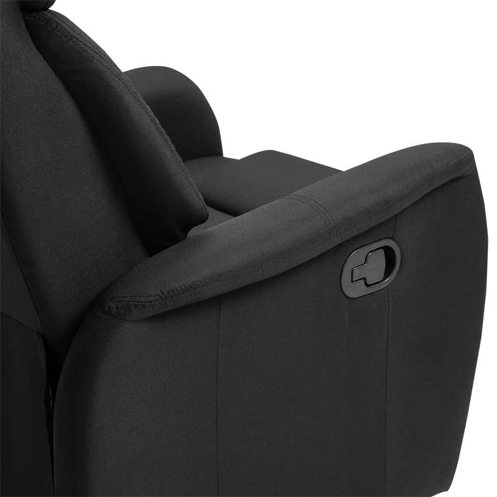 Fernsehsessel RELAJO Mit Stoffbezug In Schwarz 5 Fernsehsessel RELAJO Mit Stoffbezug In Schwarz – Bild 5