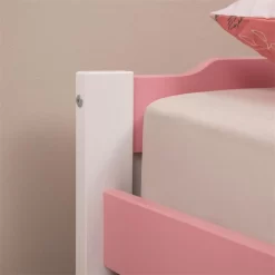 Ausziehbett LORENA 90x190 Cm, Kiefer In Weiß/rosa 9 Ausziehbett LORENA 90x190 Cm, Kiefer In Weiß/rosa -Berühmt Möbel 5092 AC8