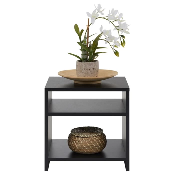 Beistelltisch ALMERIA Grau Mit 2 Fächern 2 Beistelltisch ALMERIA Grau Mit 2 Fächern – Bild 2