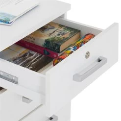 Rollcontainer VANCOUVER In Weiß Mit 3 Schubladen -Berühmt Möbel 51123 4