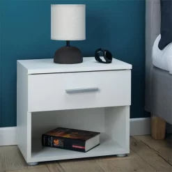 Nachttisch MARY Im 2er Set In Weiß 6 Nachttisch MARY Im 2er Set In Weiß -Berühmt Möbel 51128 1 N1