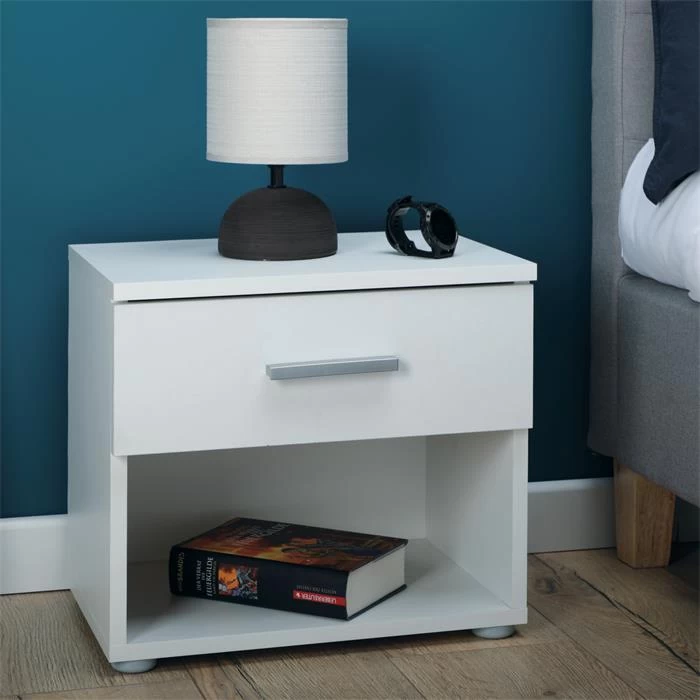 Nachttisch MARY Im 2er Set In Weiß 3 Nachttisch MARY Im 2er Set In Weiß – Bild 3