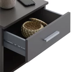 Nachttisch MARY In Anthrazit Mit 1 Schublade 7 Nachttisch MARY In Anthrazit Mit 1 Schublade -Berühmt Möbel 51139 3