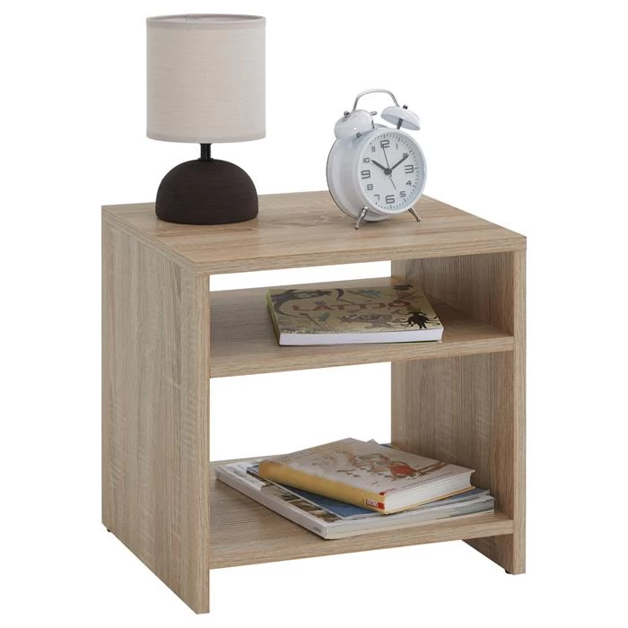 Beistelltisch ALMERIA Sonoma Eiche Mit 2 Fächern 1 Beistelltisch ALMERIA Sonoma Eiche Mit 2 Fächern