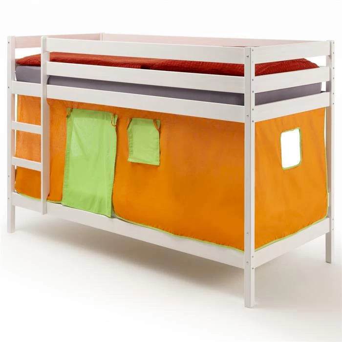 Etagenbett FELIX Kiefer Massiv,inkl.Vorhang 2 Etagenbett FELIX Kiefer Massiv,inkl.Vorhang – Bild 2