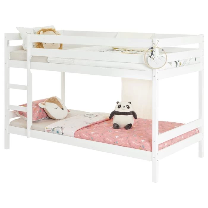 Etagenbett FELIX, Kiefer Massiv In Weiss 1 Etagenbett FELIX, Kiefer Massiv In Weiss