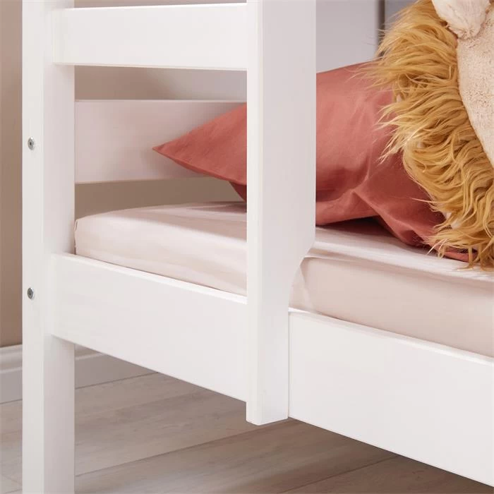 Etagenbett FELIX, Kiefer Massiv In Weiss 6 Etagenbett FELIX, Kiefer Massiv In Weiss – Bild 6