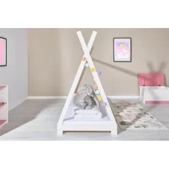 Tipibett Hausbett ELIN 90 X 200 Cm Aus Kiefer In Weiß 11 Tipibett Hausbett ELIN 90 X 200 Cm Aus Kiefer In Weiß -Berühmt Möbel 7006 A1