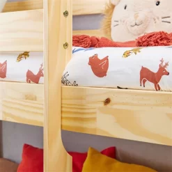 Hochbett Mit Rutsche BENNY Natur -Berühmt Möbel 7014 AC5