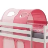 Tunnel MAX Zum Spielbett Hochbett In Pink/rosa