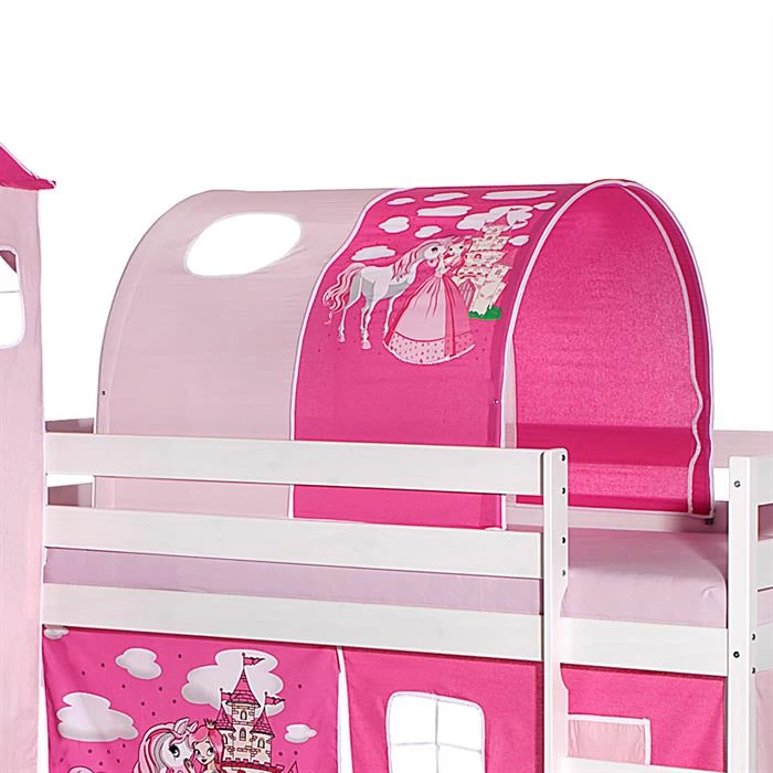 Spieltunnel PRINZESSIN Für Spielbett In Pink/rosa 1 Spieltunnel PRINZESSIN Für Spielbett In Pink/rosa