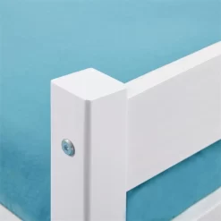 Massivholzbett Einzelbett FELIX 90x190 Cm Kiefer Weiß -Berühmt Möbel 7041 F AC4