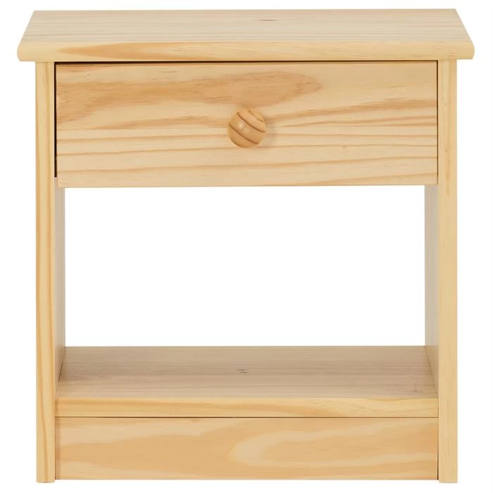 Nachttisch MORITZ Aus Kiefer Mit 1 Schublade, Natur 3 Nachttisch MORITZ Aus Kiefer Mit 1 Schublade, Natur – Bild 3