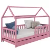Hausbett NUNA In 90 X 200 Cm Aus Massiver Kiefer, Rosa