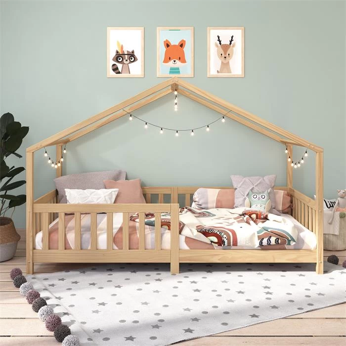 Hausbett LISAN In 90 X 200 Aus Massiver Kiefer In Natur 2 Hausbett LISAN In 90 X 200 Aus Massiver Kiefer In Natur – Bild 2