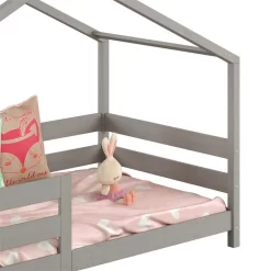 Hausbett RENA In 90 X 200 Cm Mit Rausfallschutz In Grau -Berühmt Möbel 71322 5