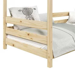 Hausbett FINA In 90 X 200 Cm Aus Massiver Kiefer Natur 10 Hausbett FINA In 90 X 200 Cm Aus Massiver Kiefer Natur -Berühmt Möbel 71340 4