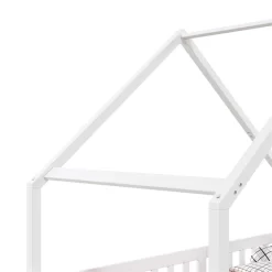 Hausbett CORA In 90 X 200 Cm Aus Massiver Kiefer Mit Rausfallschutz In Weiß 9 Hausbett CORA In 90 X 200 Cm Aus Massiver Kiefer Mit Rausfallschutz In Weiß -Berühmt Möbel 71351 3