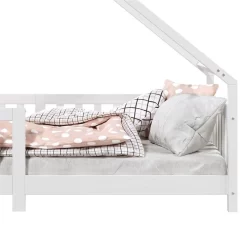 Hausbett CORA In 90 X 200 Cm Aus Massiver Kiefer Mit Rausfallschutz In Weiß 11 Hausbett CORA In 90 X 200 Cm Aus Massiver Kiefer Mit Rausfallschutz In Weiß -Berühmt Möbel 71351 5