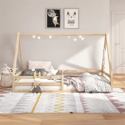 Hausbett SILA In 90 X 200 Aus Massiver Kiefer In Naturfarben 8 Hausbett SILA In 90 X 200 Aus Massiver Kiefer In Naturfarben -Berühmt Möbel 71360 AC1