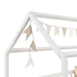 Hausbett NINA In 90 X 200 Aus Kiefer In Weiß 9 Hausbett NINA In 90 X 200 Aus Kiefer In Weiß -Berühmt Möbel 71371 3